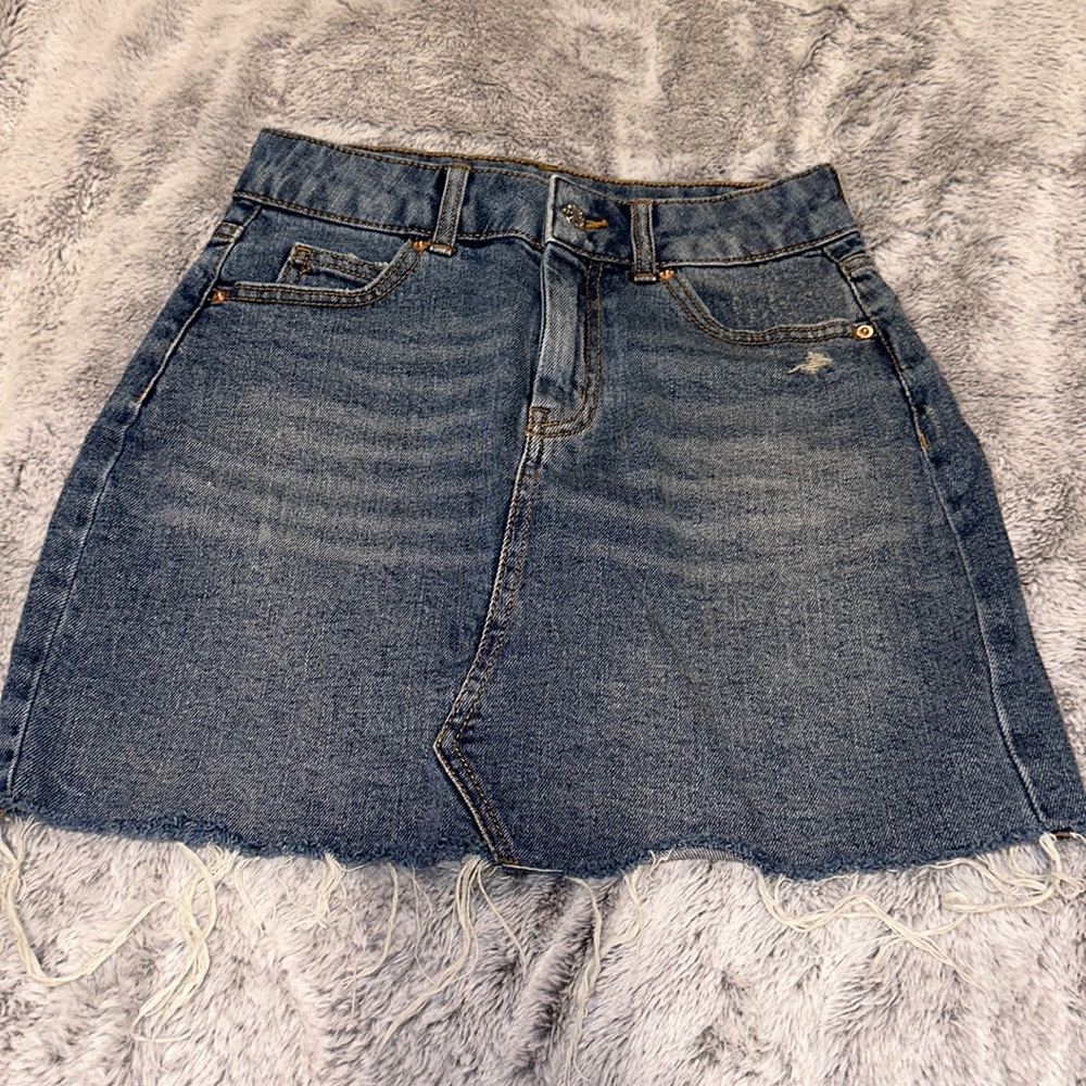 worn once 00 wild fable jean skirt